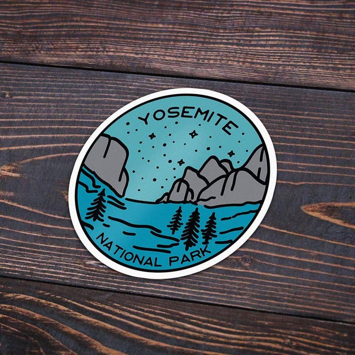 Albion Mercantile Co. - Vente Autocollant - Autocollant Parc National de Yosemite3