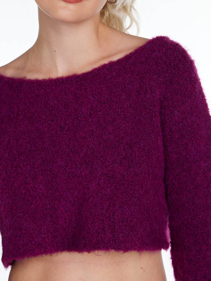 Pretty Damage - Wholesale Knit Sweater - Women's - Stay-in-Bed Knit Sweater