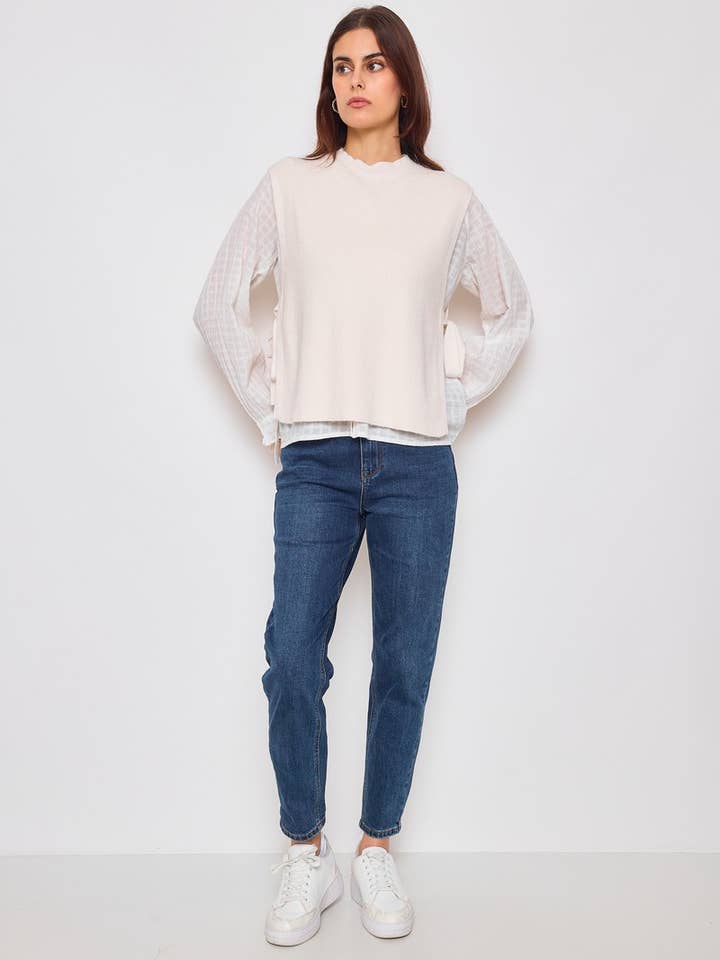 SUNNY STUDIO - Wholesale Knit Top - Women's - Women's long-sleeve sweatshirt1