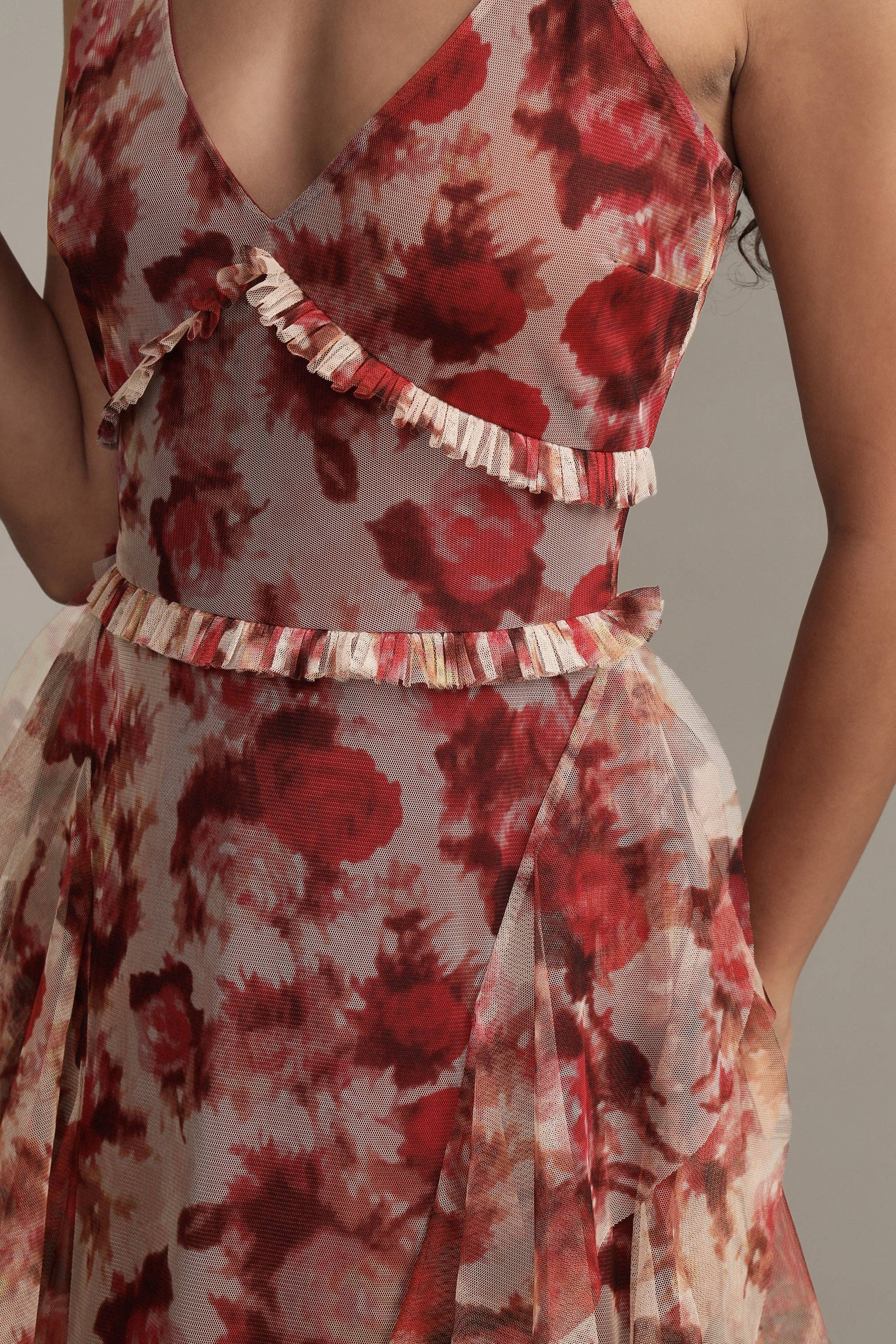 Malin Maxi Dress in Rose Floral for wholesale on Faire6