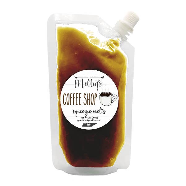 Coffee Shop Squeezie Melt for wholesale by Great Smoky Meltin’s, LLC