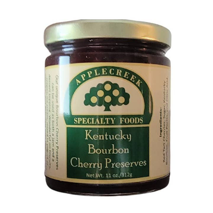 Kentucky Bourbon Cherry Preserves for wholesale by Applecreek Specialty Foods