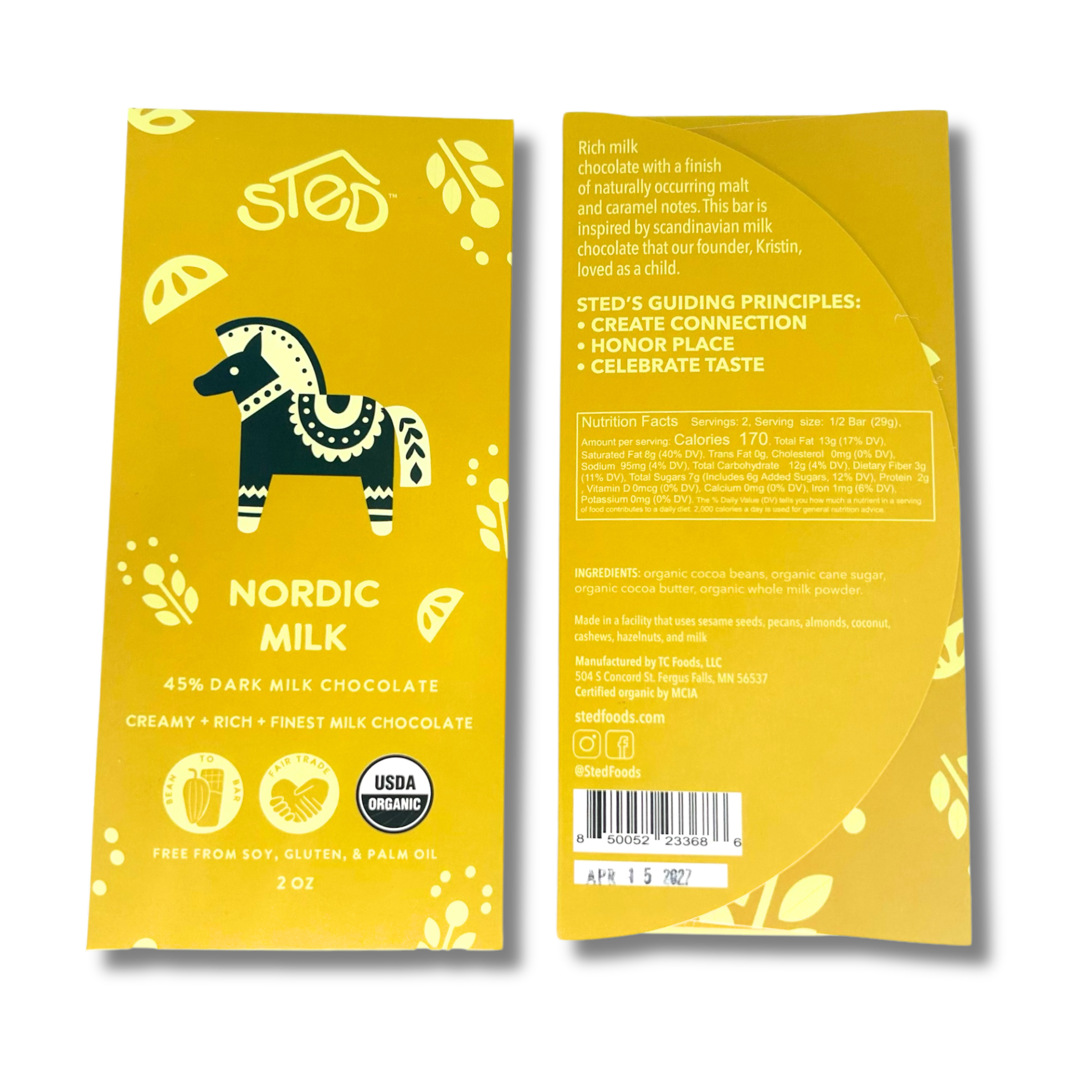 Sted Foods - Wholesale Chocolate Bar - Nordic Milk2