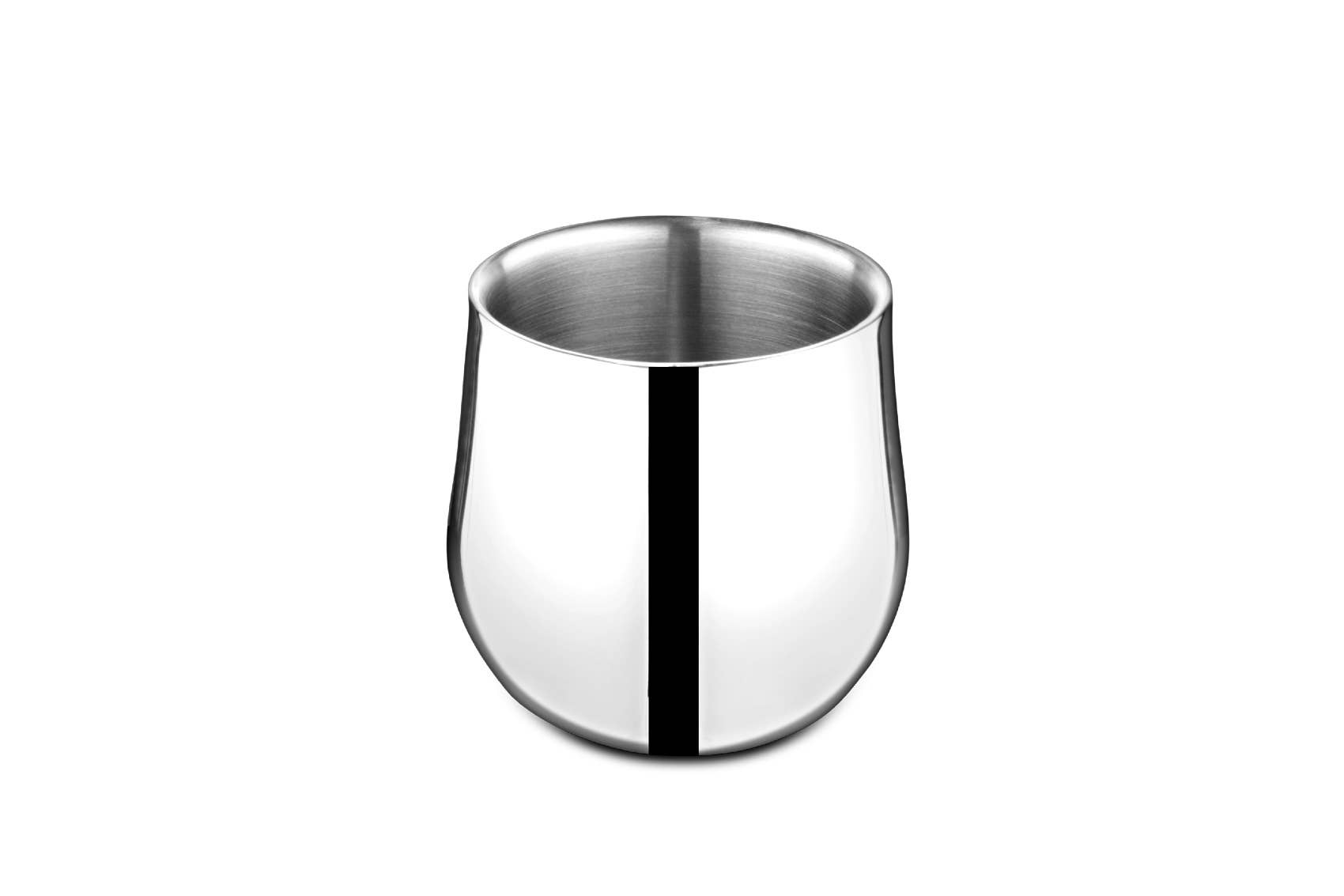 Karl Weis - Wholesale Drinking Glass/Cup - Stainless steel cup. Double-walled - 100ml0