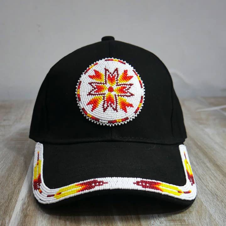 Native American Beaded cap Beaded Baseball cap Beaded Hat for wholesale by KANGURAH