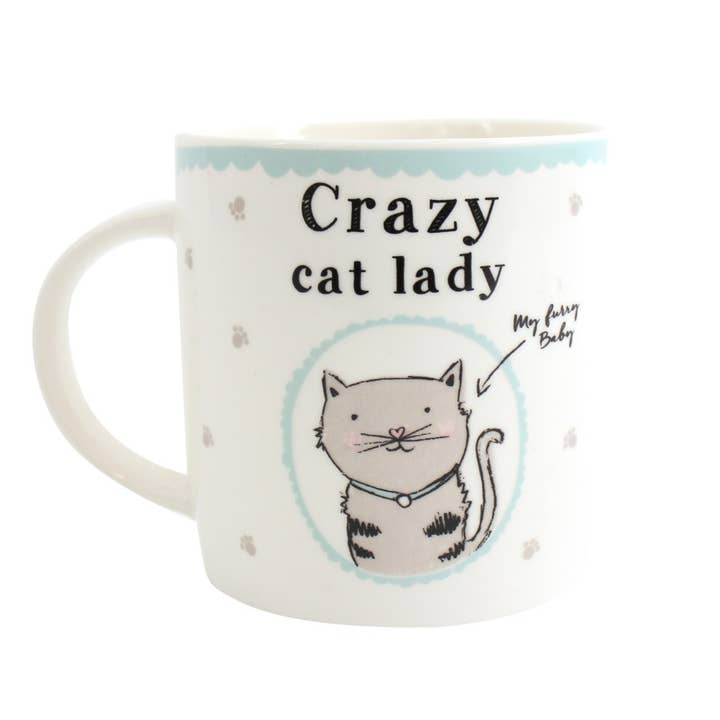 Something Different Wholesale - Wholesale Coffee Mug - Crazy Cat Lady Boxed Mug