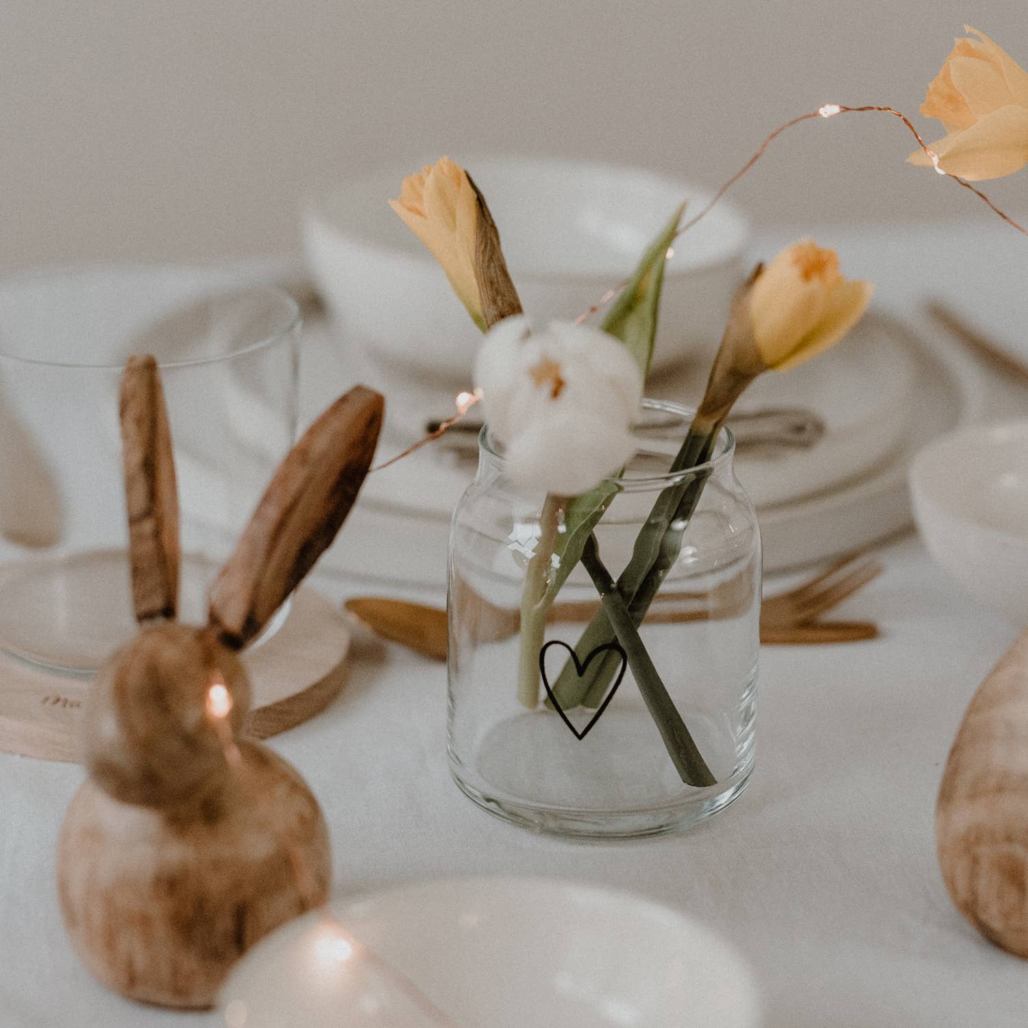 Eulenschnitt - Wholesale Vase - Small heart glass vase (VE = 6 pieces)3