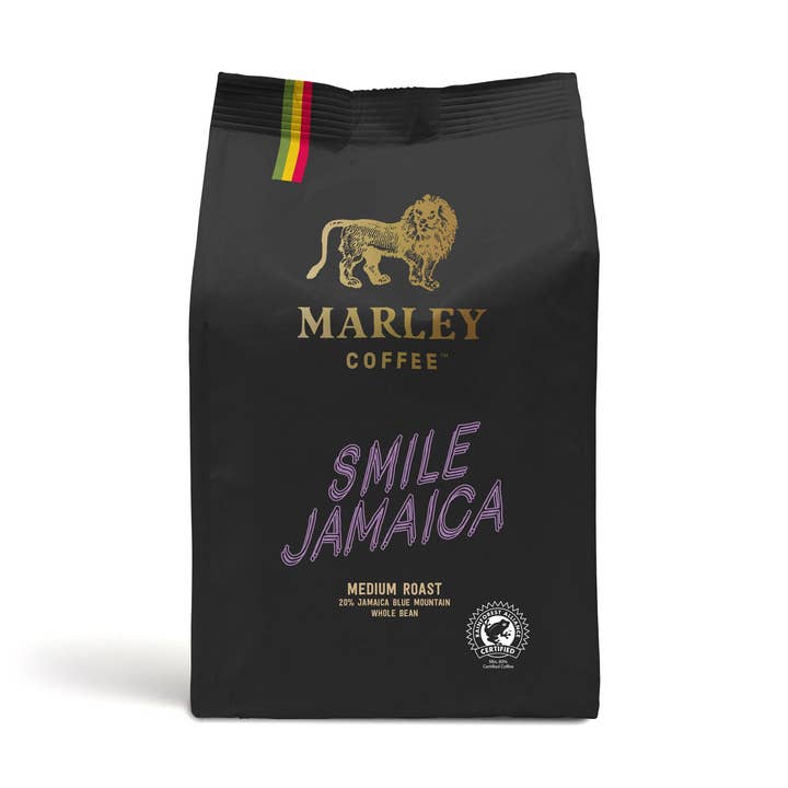 Smile Jamaica Medium Roast - 20% Jamaica Blue Mountain Coffee - Marley Coffee for wholesale by MCEU Limited
