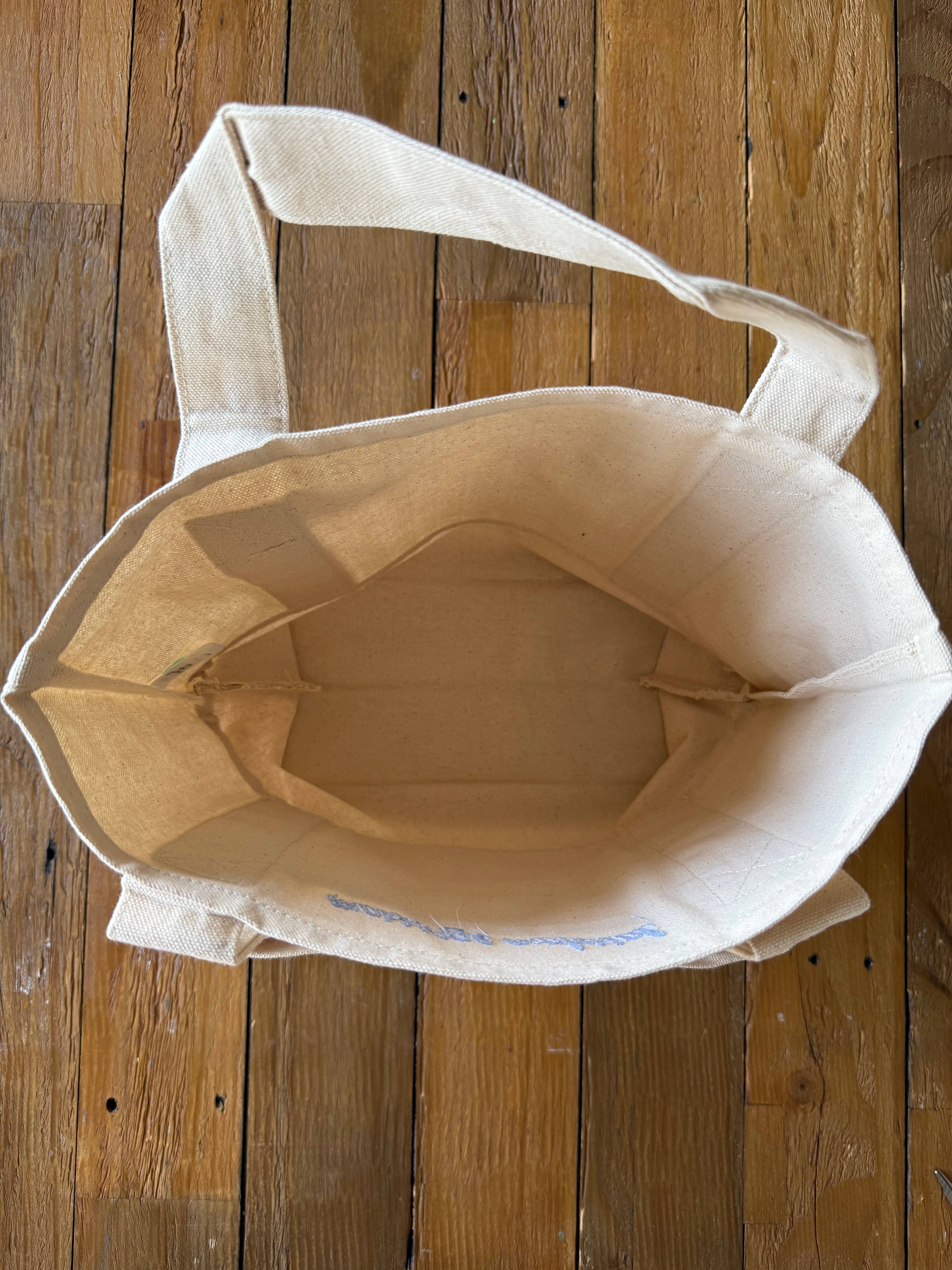 Peanut Stitches Co. - Wholesale Tote Bag - Women's - Custom Embroidered Mini Tote Bag, Mini Canvas Tote Bag2