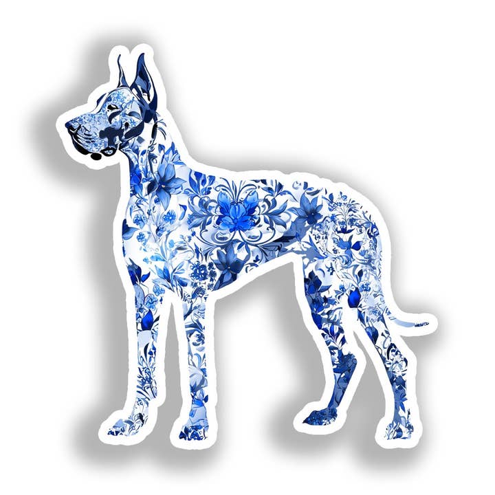 Pegatina de Perro Gran Danés # A019558 para venta al por mayor de Yoonek Graphics