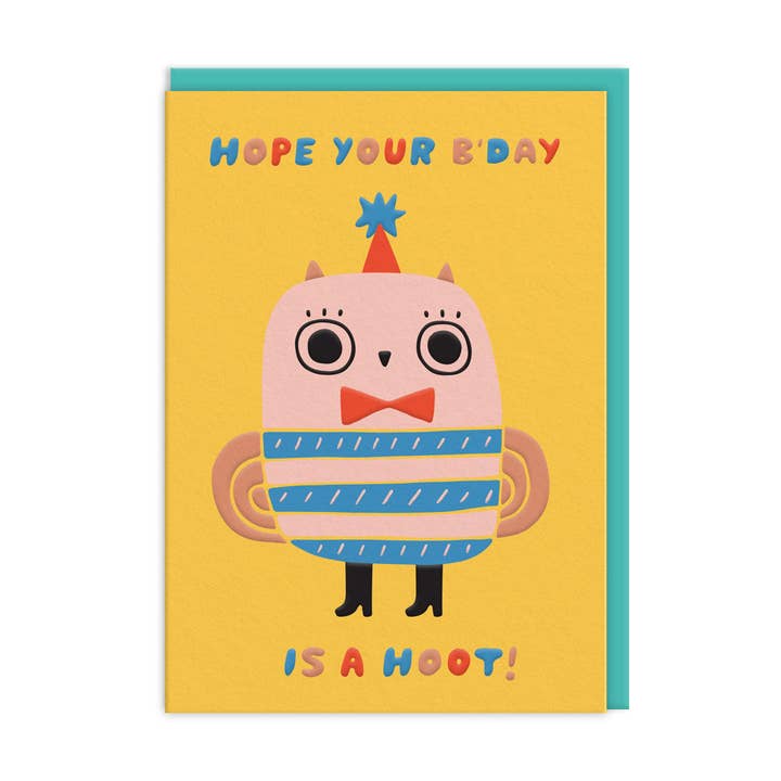 Ohh Deer - Wholesale Birthday Card - Birthday Owl Card (10449)