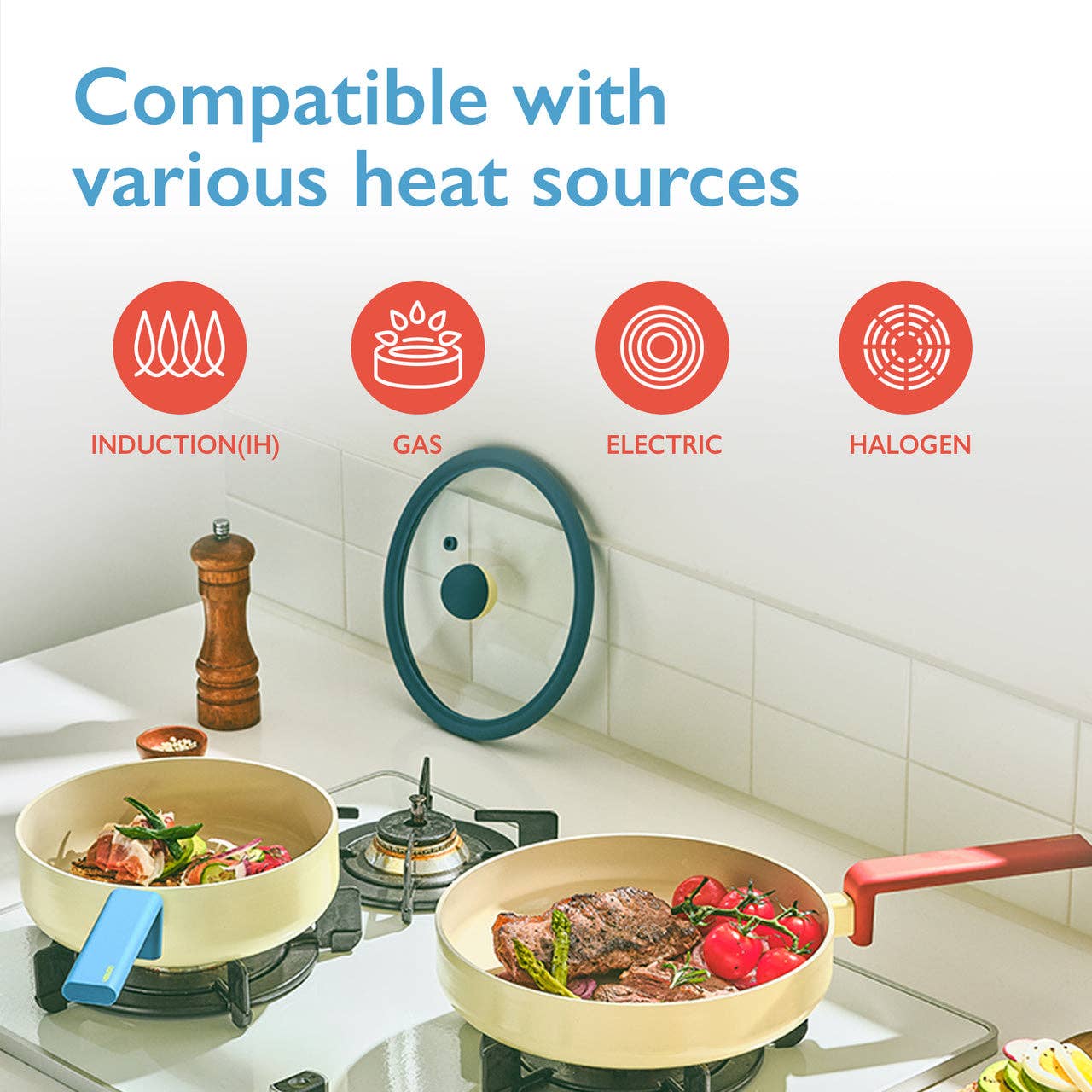 Ousiahome – wholesale Panna – Dansk smidd stekpanna 9" – 8-pack4