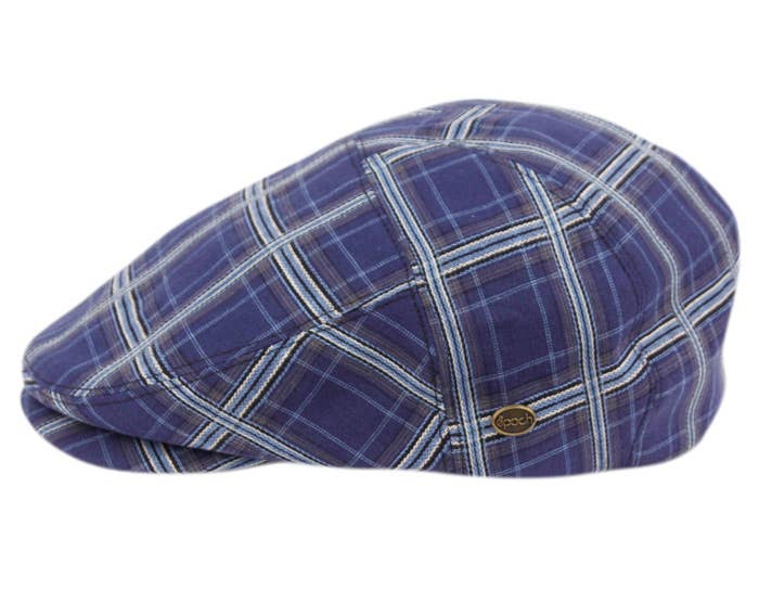 Epoch hats - Wholesale Newsboy/Schoolboy Hat - Men's - Cotton Slim Fit Six Panel Plaid Ivy Cap3