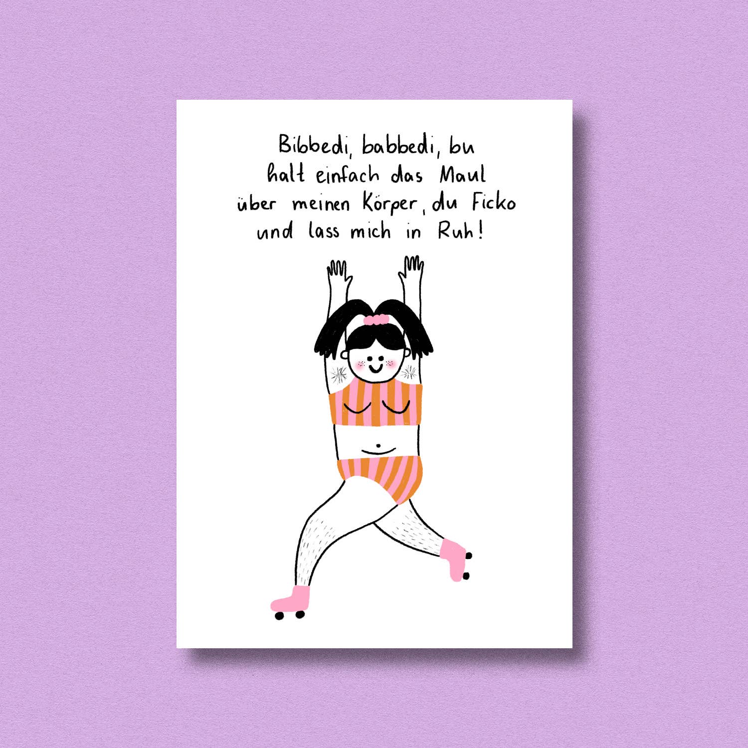 Jenne Grassmann - Wholesale Postcard - Postcards Shut up, Ficko