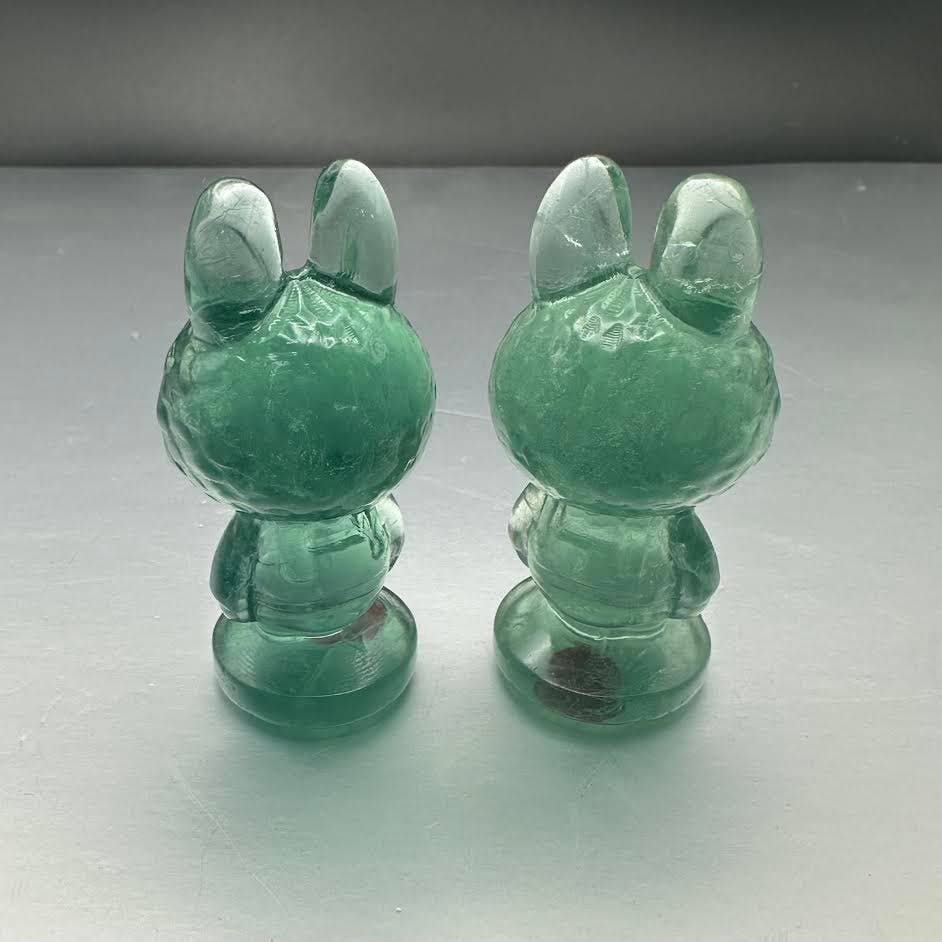 The Crystal Tabby - Wholesale Spiritual Stone/Crystal - Green Fluorite Labubu - 1 pc1