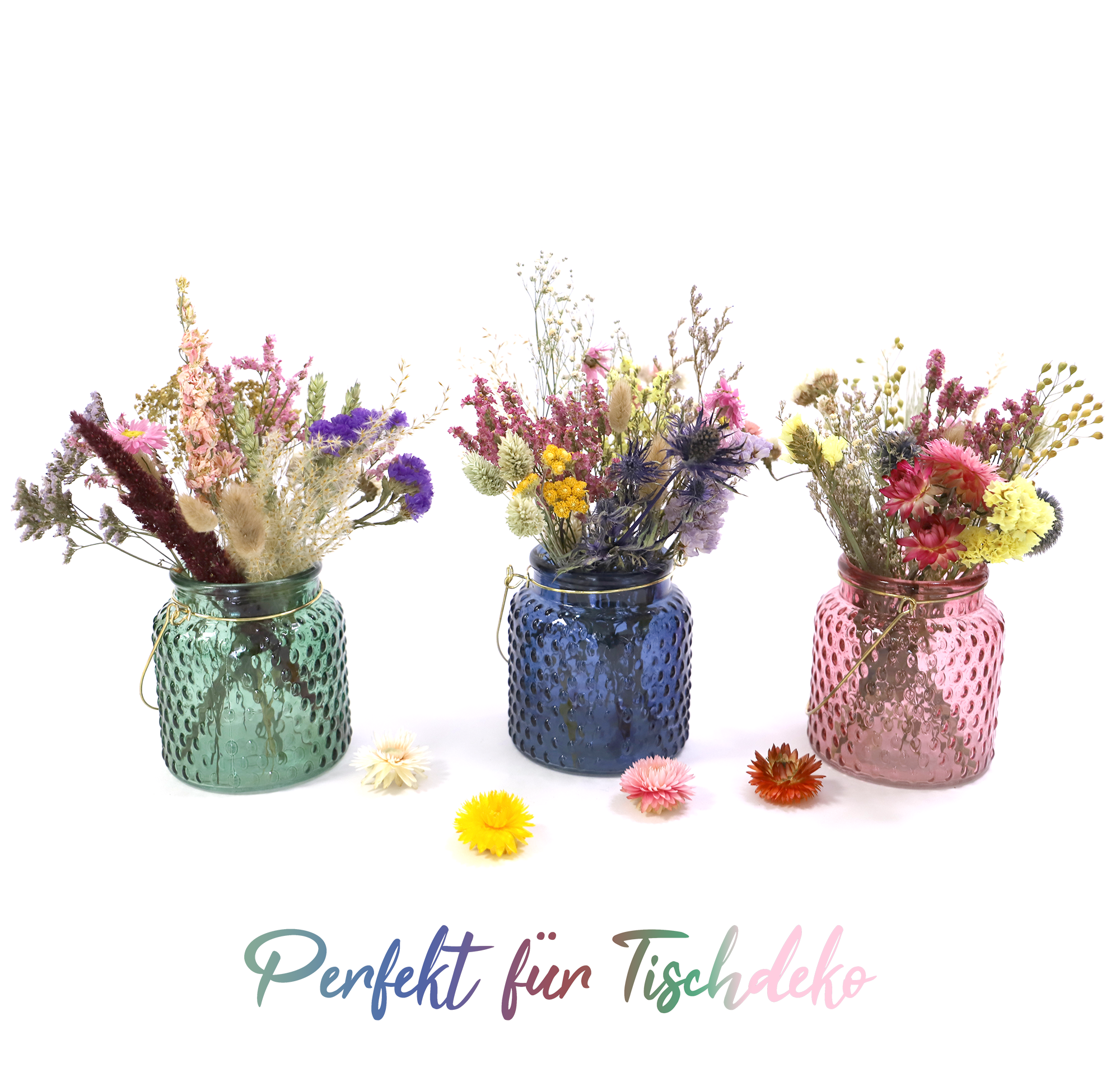 Kunstharz.Art - Venta al por mayor Kit de manualidades - Set de flores secas para decoración de jarrones, manualidades y coronas DIY2