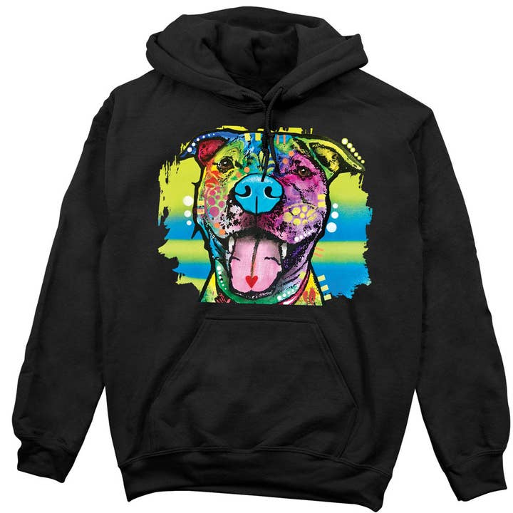 Sudadera con capucha de Pitbull feliz para venta al por mayor de Artopia
