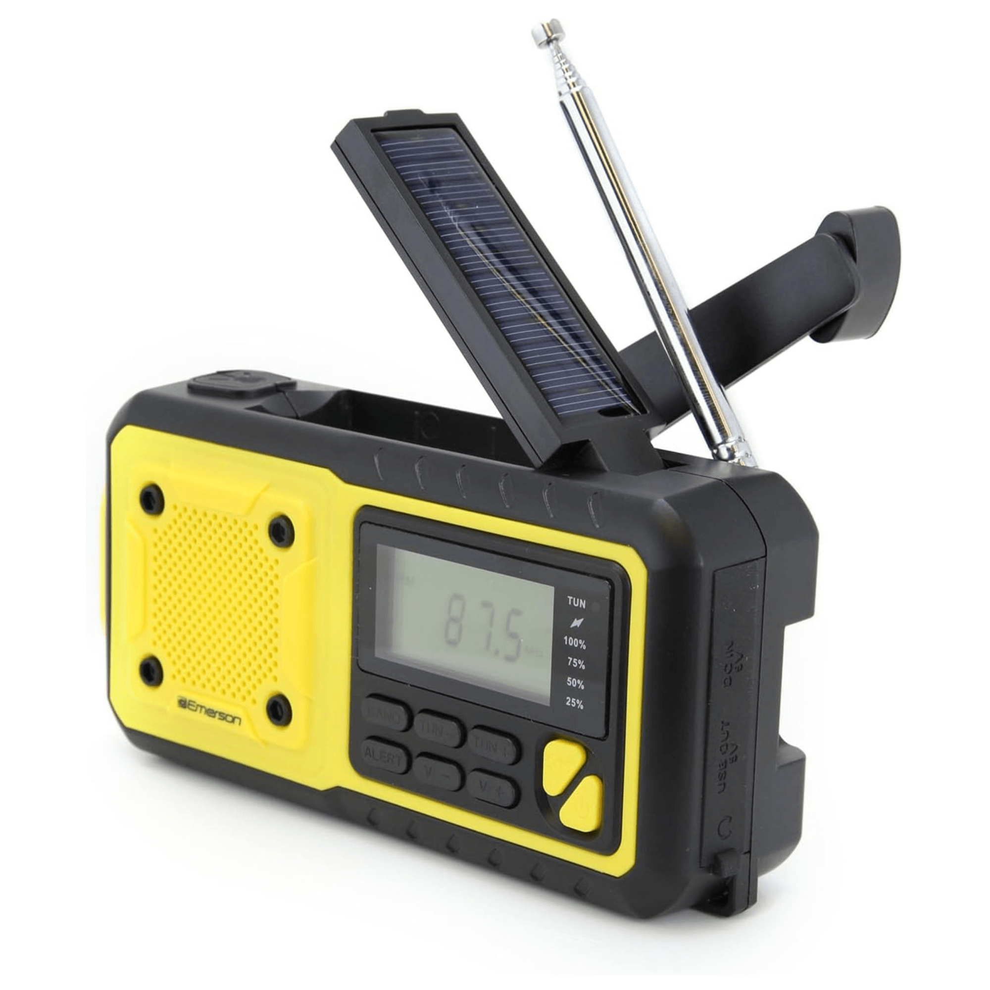 JupiterGear Home - Wholesale Portable Charger - Emerson Emergency AM/FM Radio with Weather Band & Flashlight9