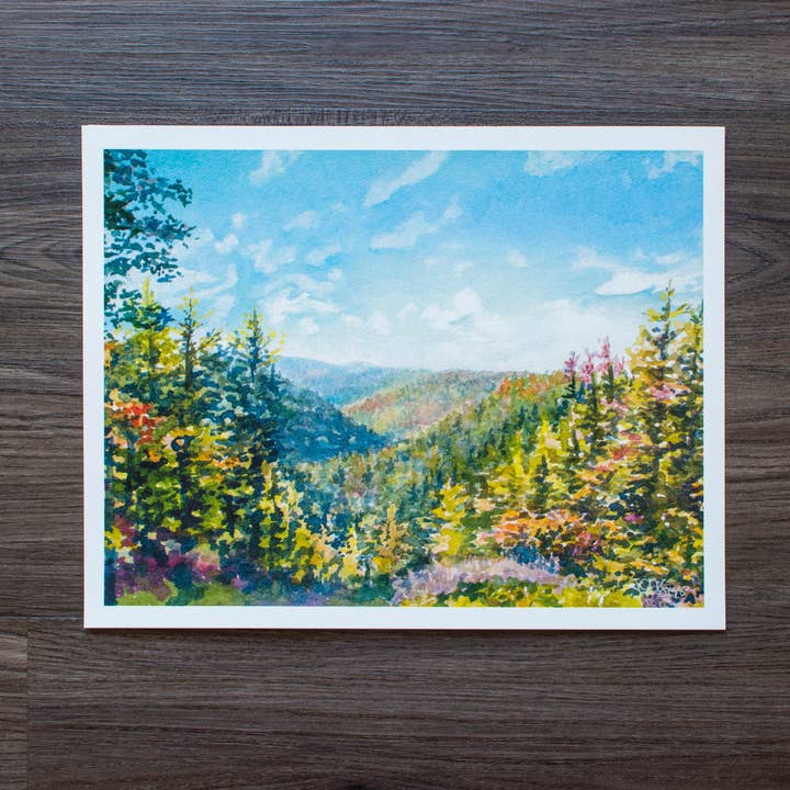 Blackwater Falls State Park, WV Print for wholesale by Octavia Spriggs Fine Art