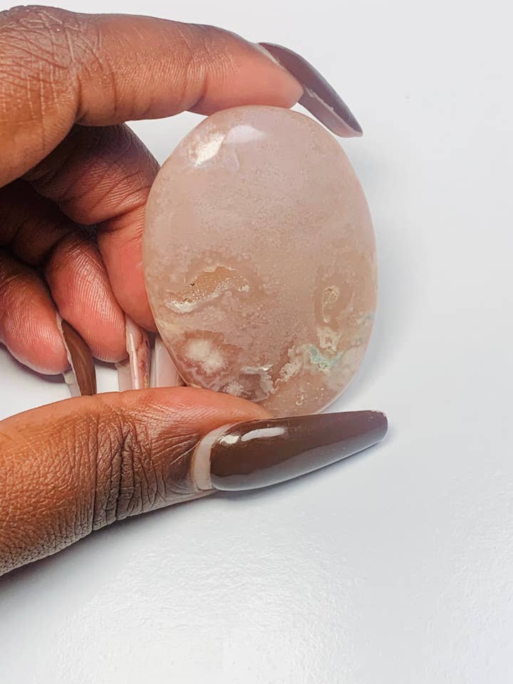 Pietra di palma di agata fiore per la vendita all'ingrosso da parte di Essential Diamonds Co