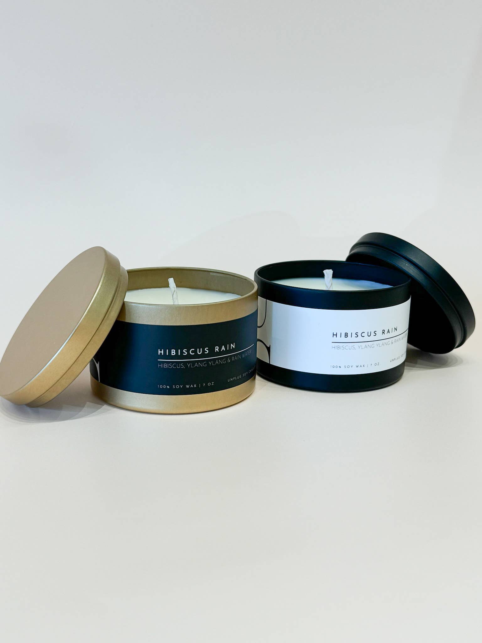 Unplug Soy Candles - Vente Bougies de voyage - Bougie en boîte de voyage en étain noir mat12