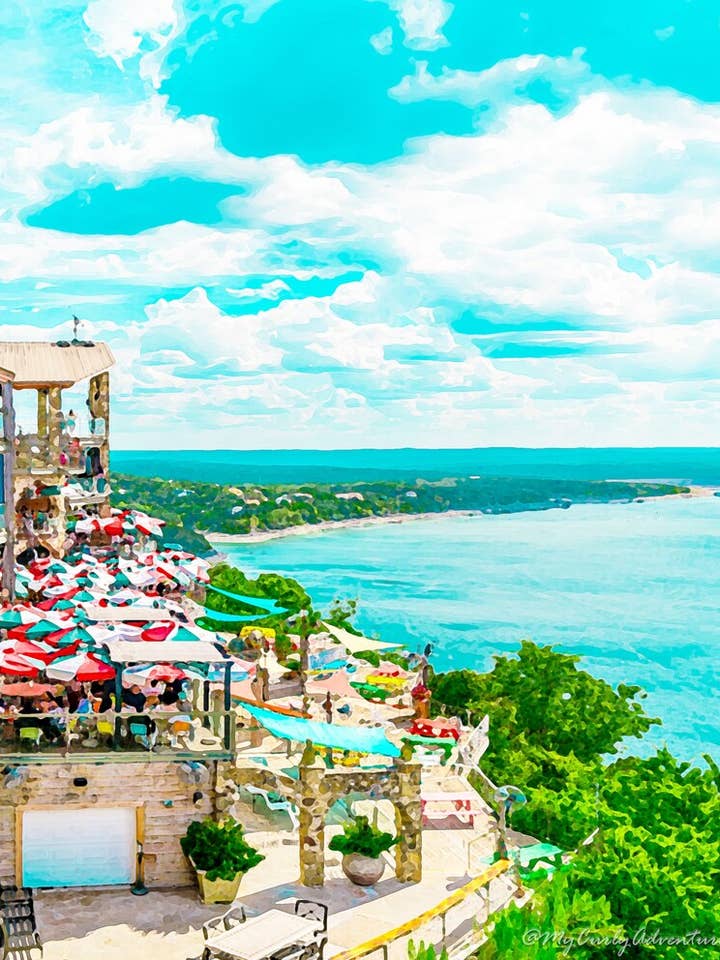 Watercolor Digital Prints - The Oasis for wholesale by My Curly Adventures