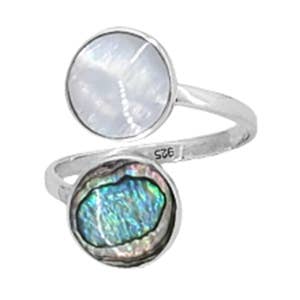 Sterling Silver with Paua Shell & Mother of Pearl for wholesale by SITA