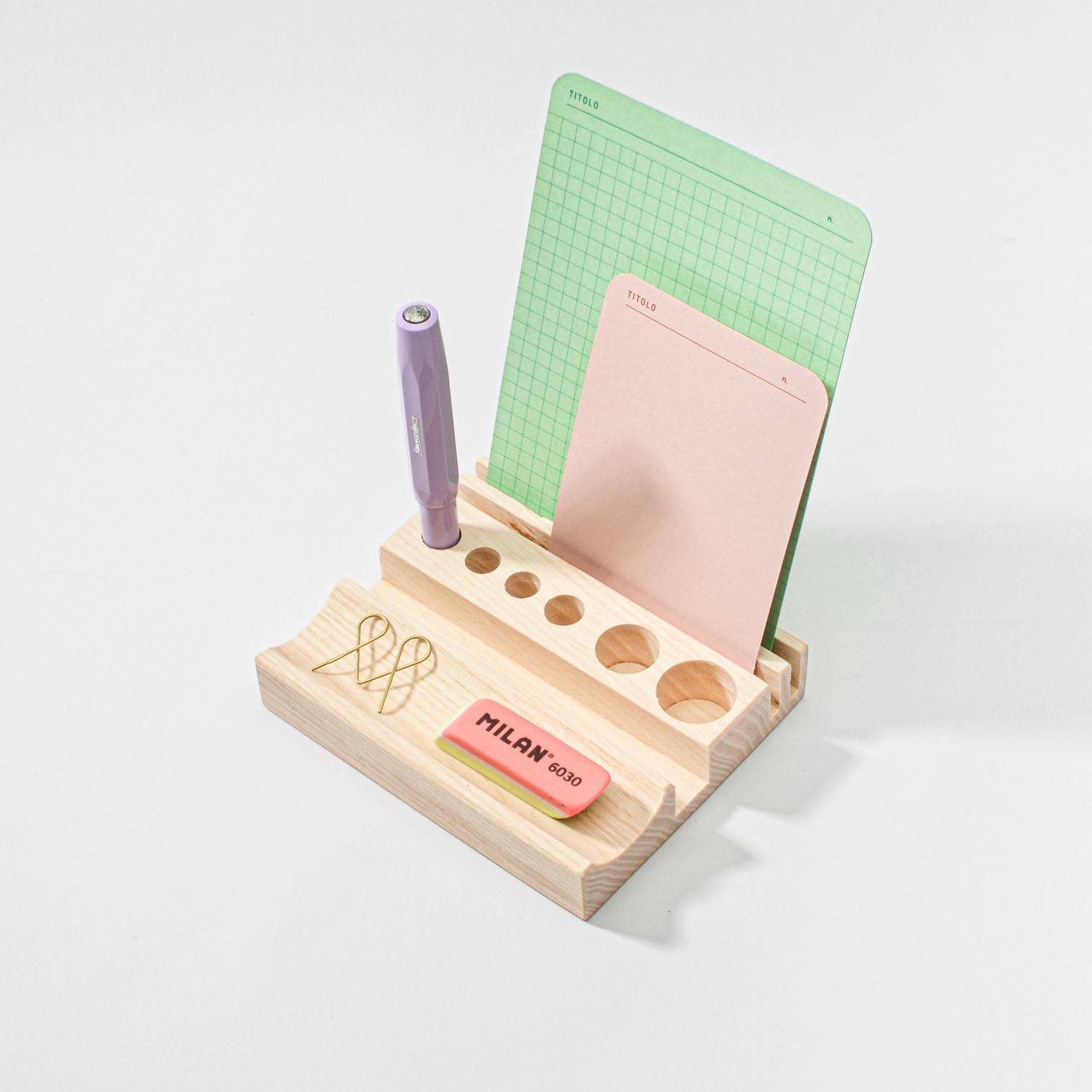 Foglietto - Wholesale Desk Organizer - Wooden Desk Organizer (Small or Large)0