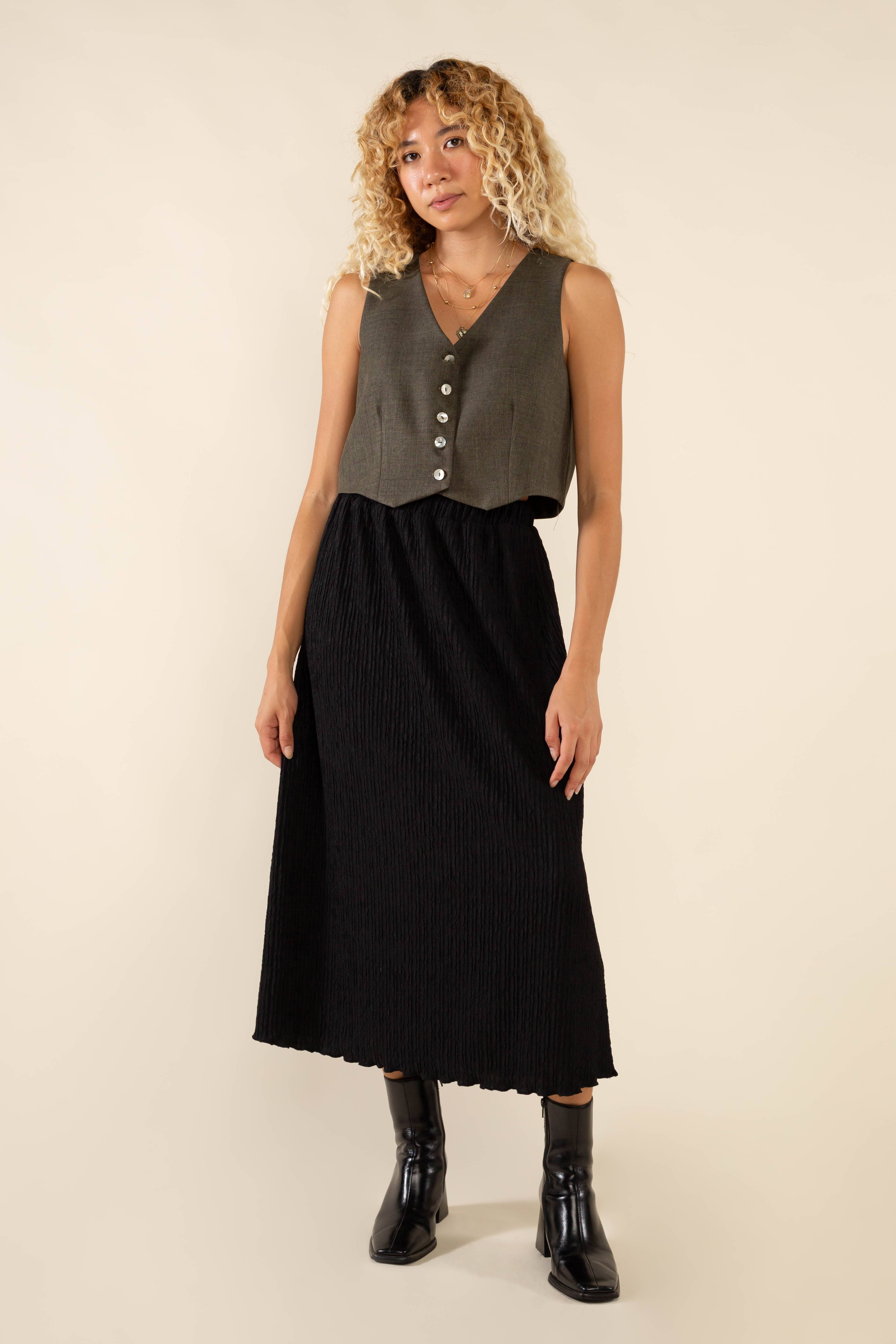 [GROVE]★23SS PLIT SKIRT 23SS PLIT SKIRT [2COLOR] - GROVE