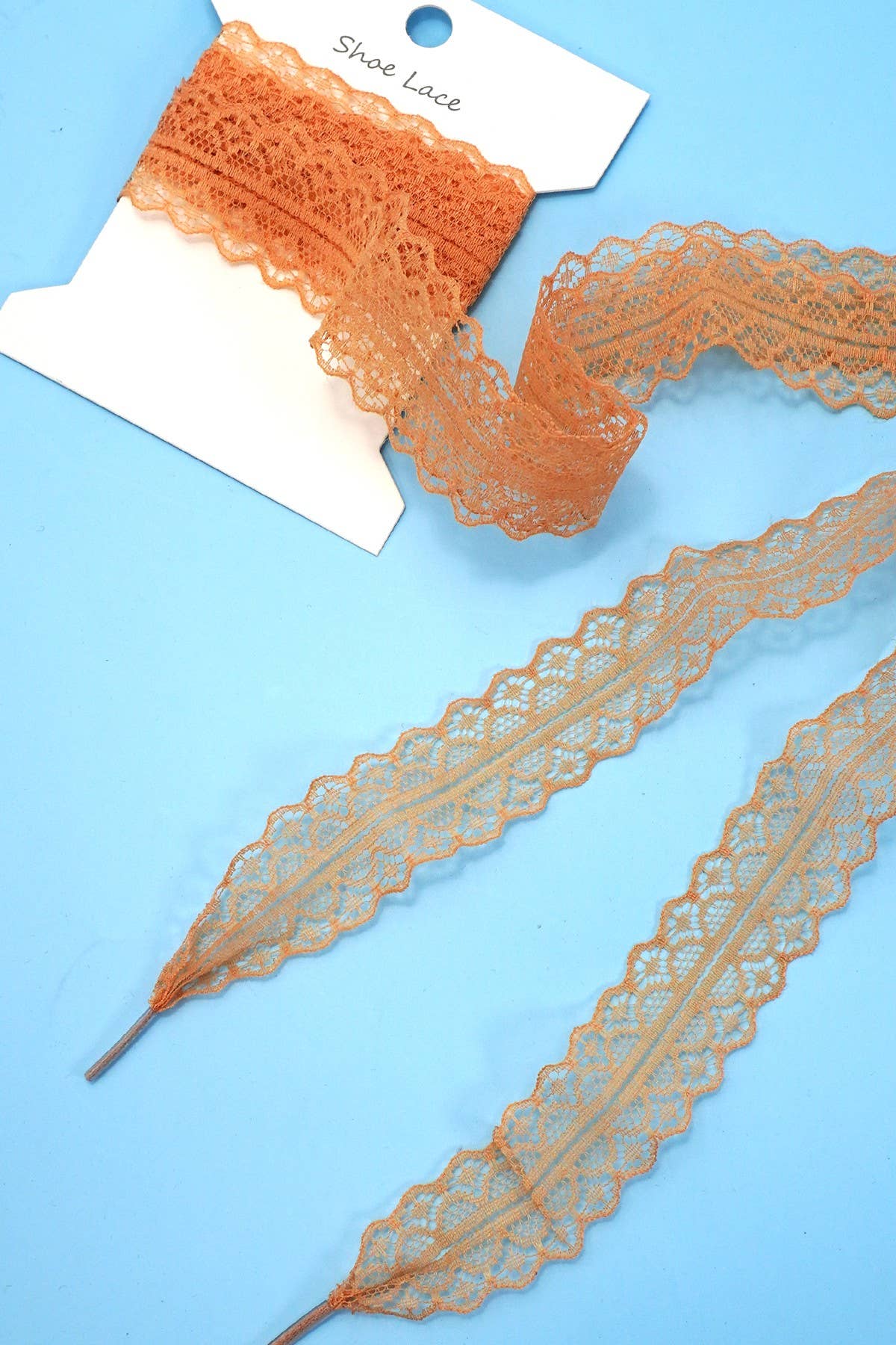 JOSSLYN by wall to wall – wholesale Skosnören - Dam – Snörpar med rosett i Chantilly-spets för skor | 40SD1114