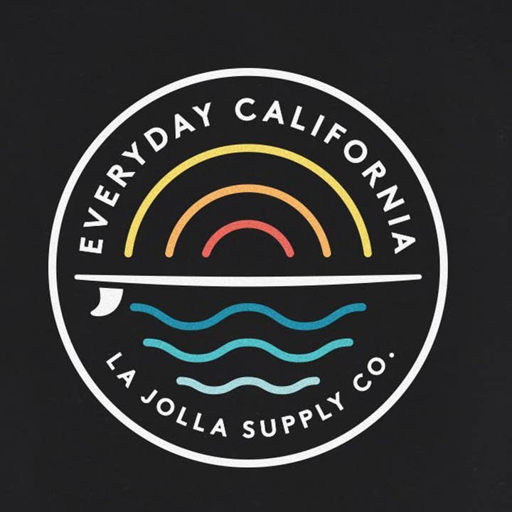 Everyday California - Wholesale Screen Printed T-Shirt - Men's - Cabrillo Tee - California Retro Surf Tee6