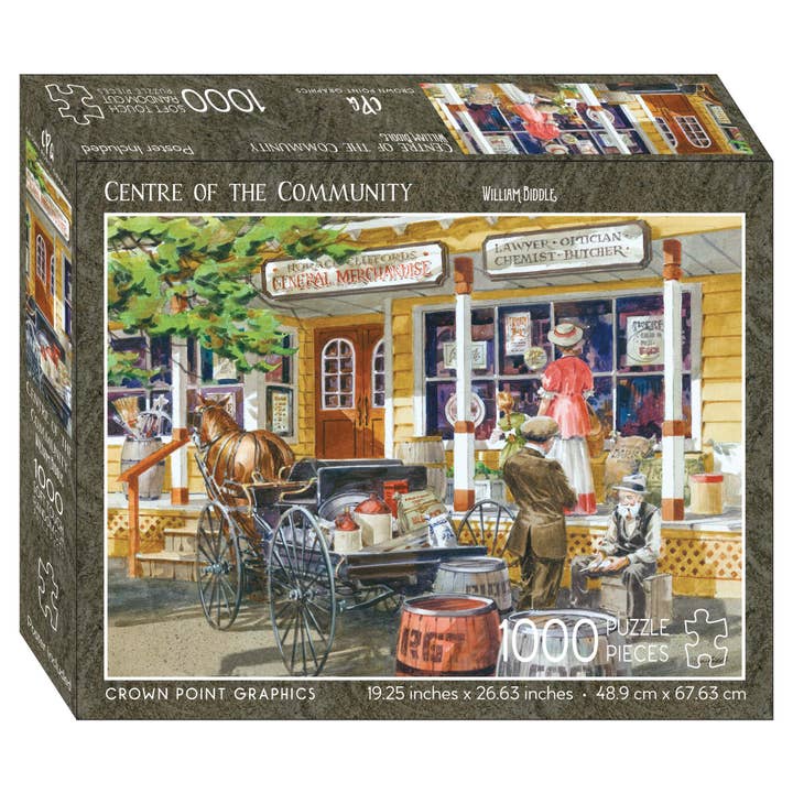 Centre of the Community - 1000 Piece Jigsaw Puzzle for wholesale by Crown Point Graphics