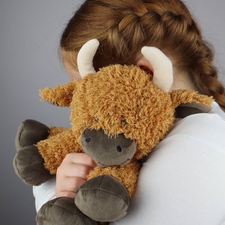 The Wheat Bag Company - Wholesale Stuffed/Plush Toy - Kids & Baby - Beddy Buddies - Highland Cow1