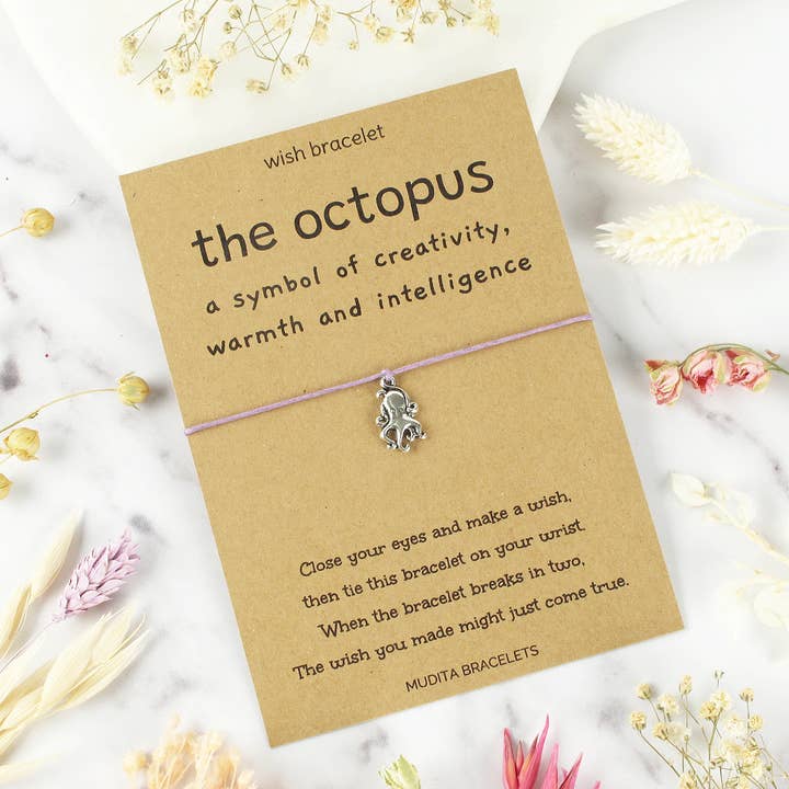 The Octopus Wish Bracelet for wholesale by Mudita Bracelets