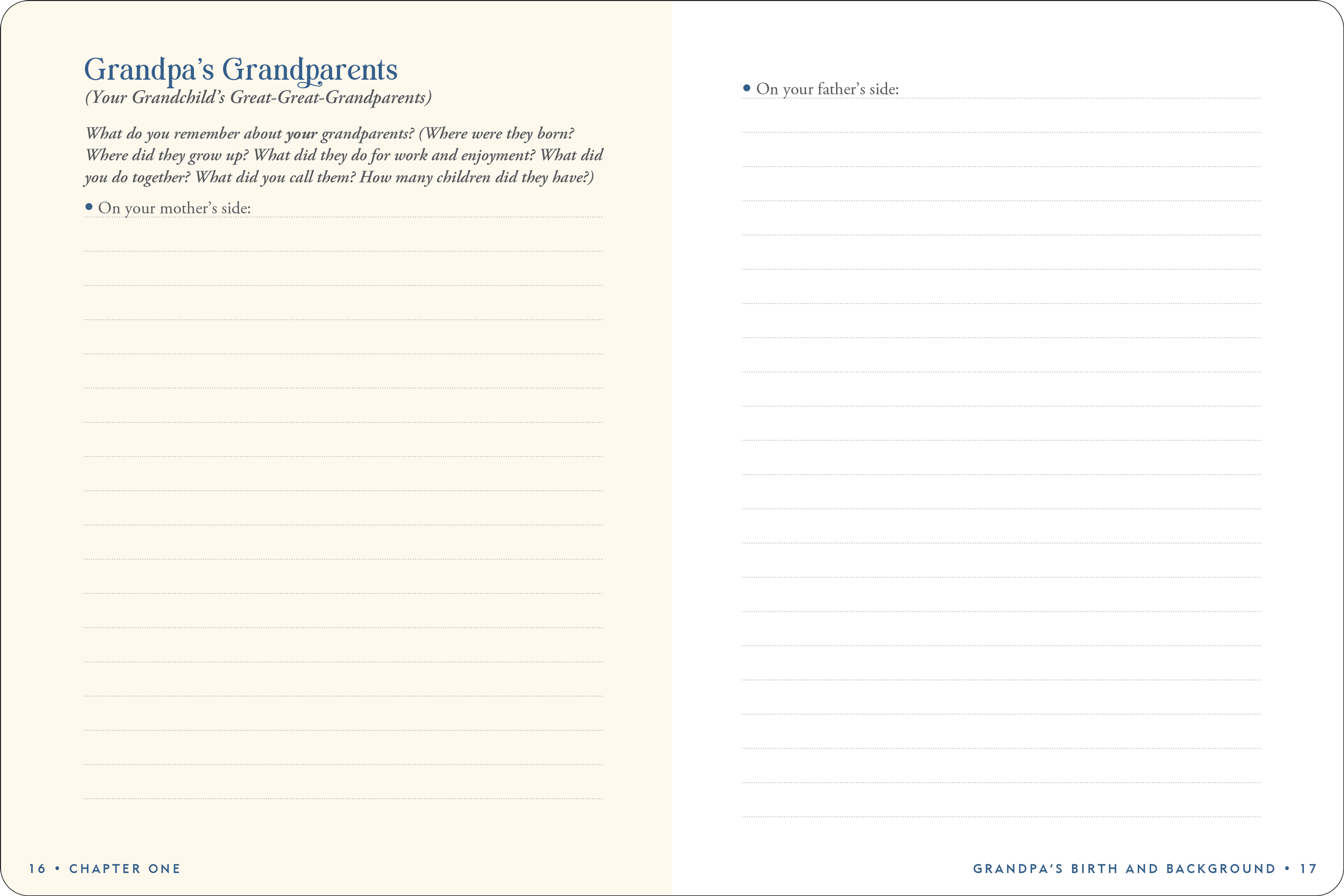 Peter Pauper Press - Wholesale Journal/Diary - Grandpa's Story6