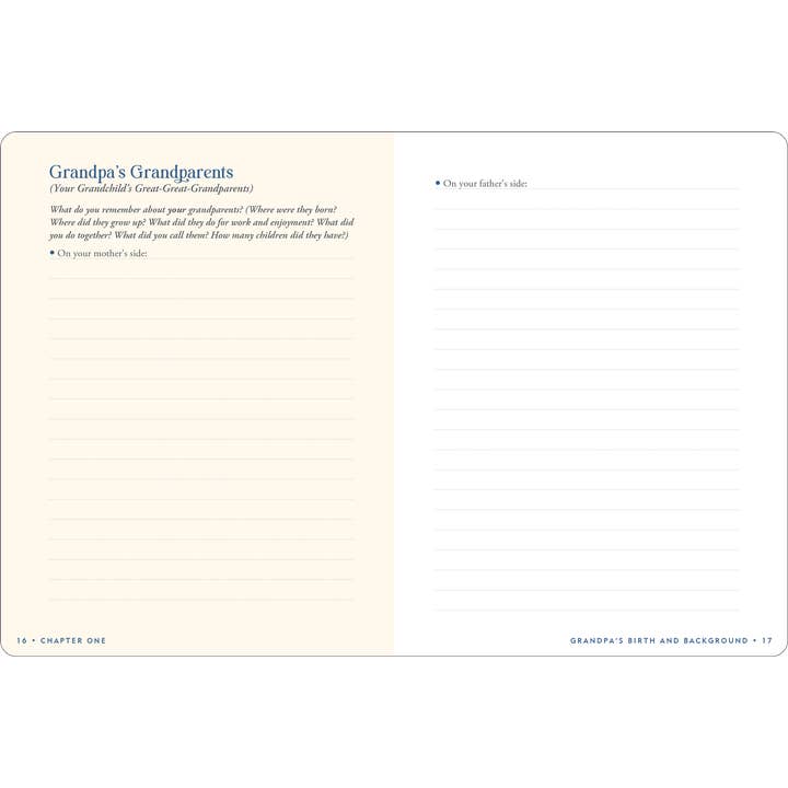 Peter Pauper Press - Wholesale Journal/Diary - Grandpa's Story6