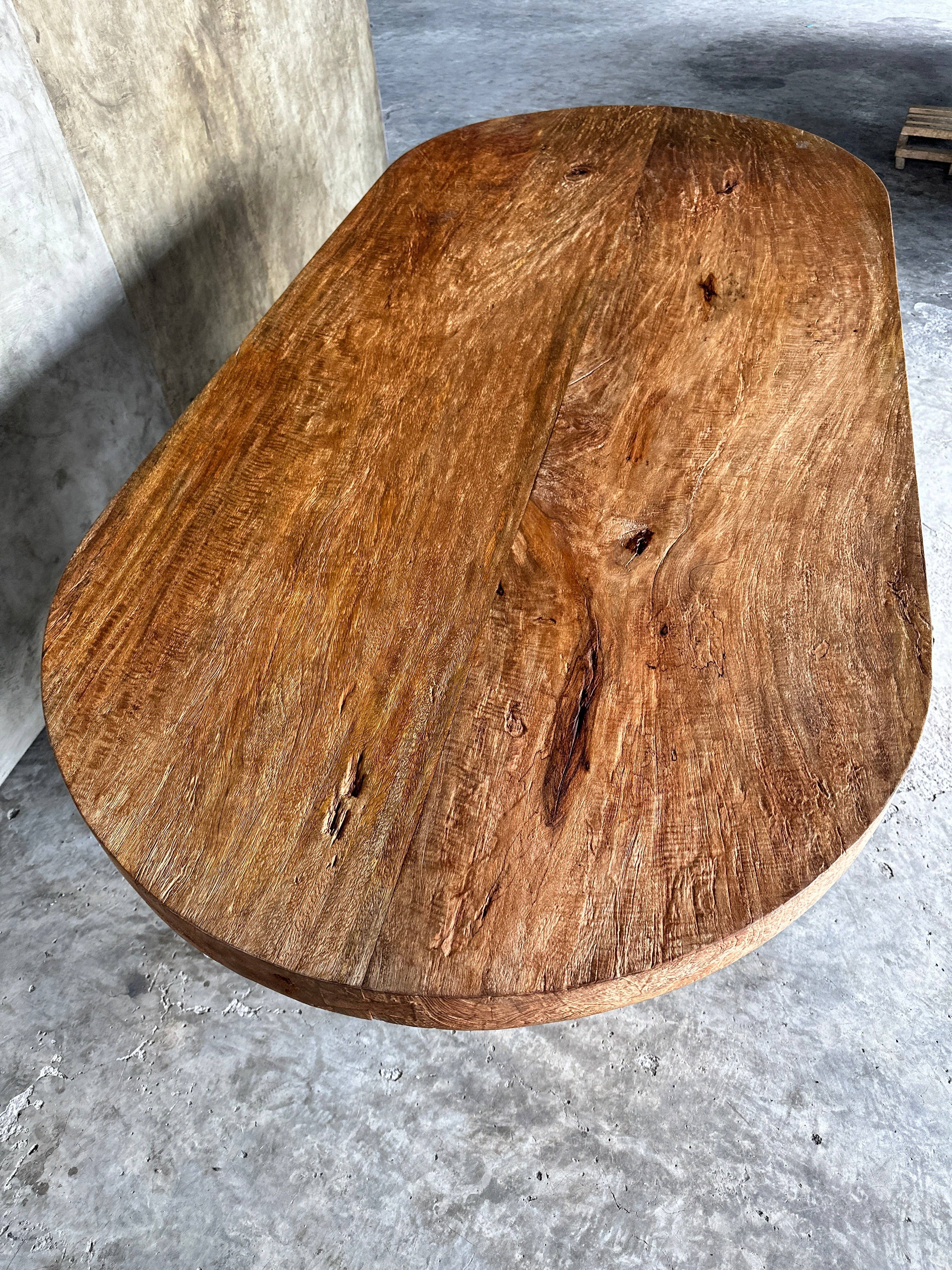 Office Objets - Wholesale Coffee Table - Massive mango wood table 2m10x1m98