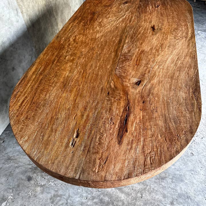 Office Objets - Wholesale Coffee Table - Massive mango wood table 2m10x1m98