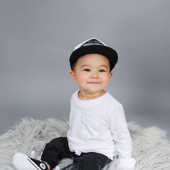 Black Hat for Infant | Blake Infant Beach Summer Trucker Hat for wholesale on Faire3