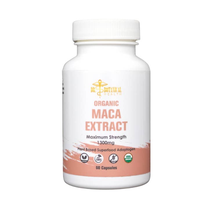 Maca Powder Capsules (Organic) - 60 ct. for wholesale by Dr. Botanical Health