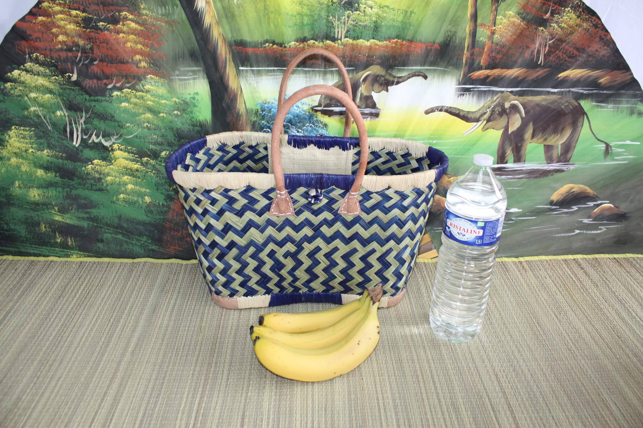 Boutique Huléti - Wholesale Beach Bag - Superb basket - 3 SIZES - Hand braided - shopping bag - ideal for shopping, markets, work, beach, decoration3