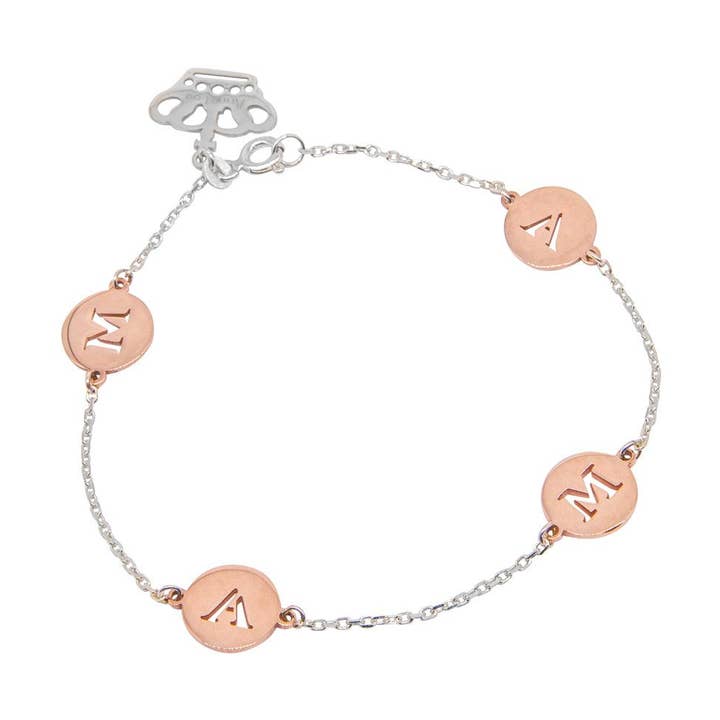 Pulseira de Token Circular por atacado de Anna Lou of London