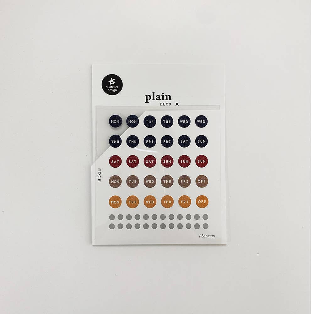 Suatelier Plain Deco Sticker - 28