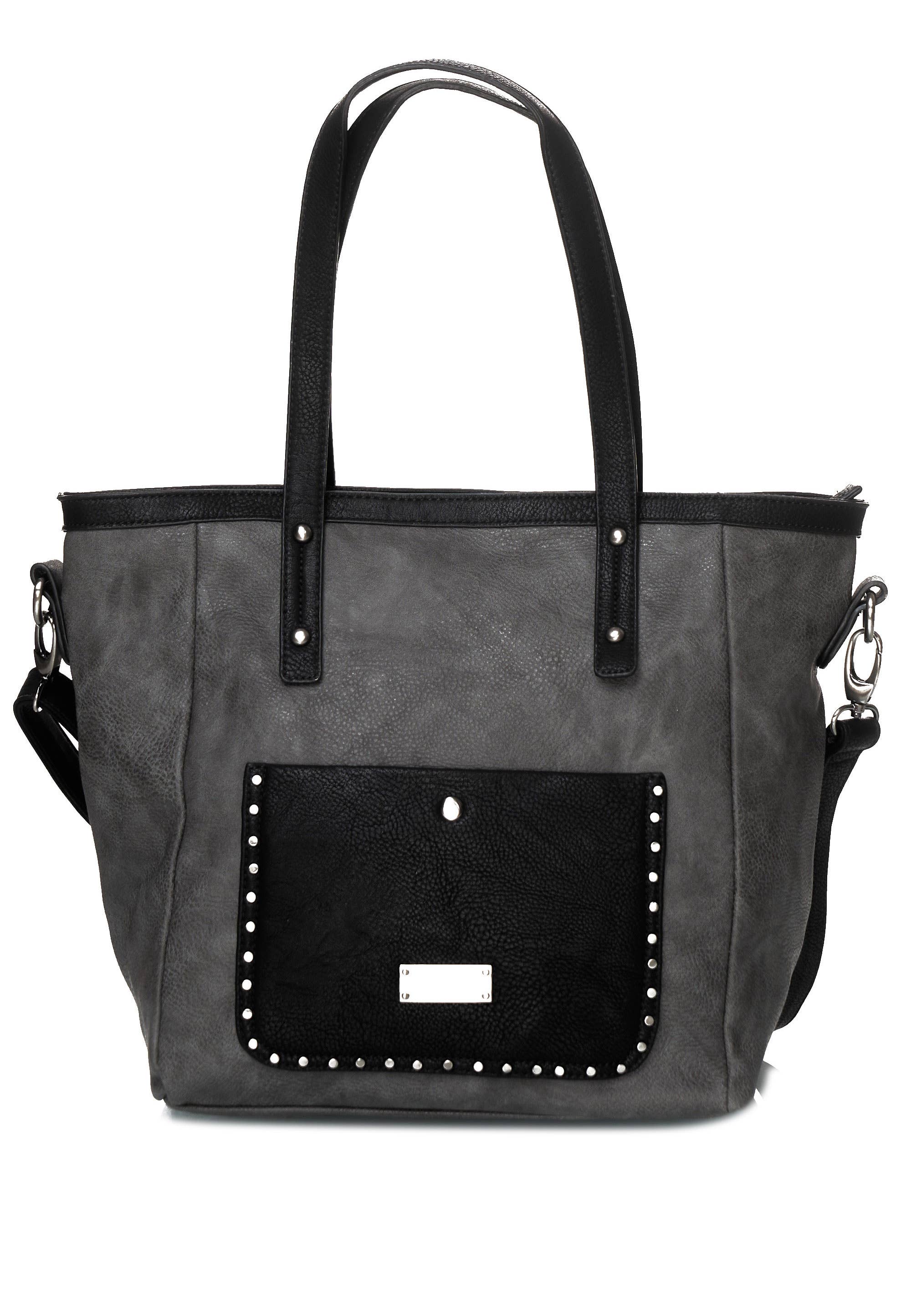 HJS - Wholesale Shoulder Bag - Women's - Studded handbag | modern city look12