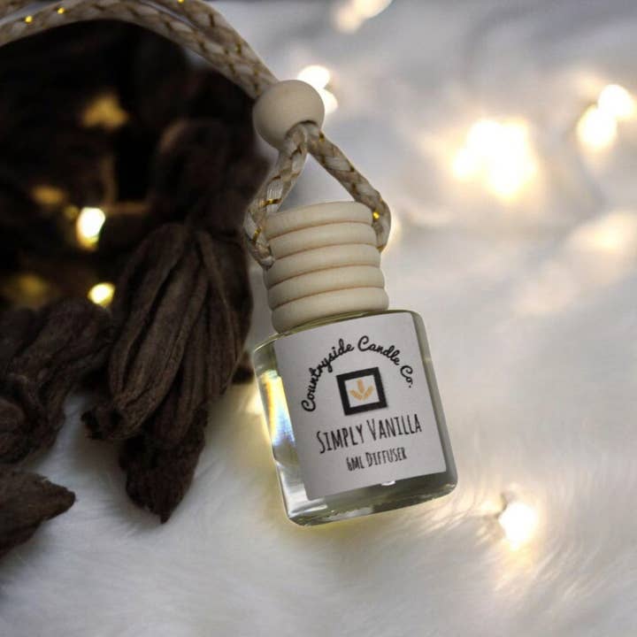 8ml Simply Vanilla Car diffuser for wholesale by Countryside Candle Co