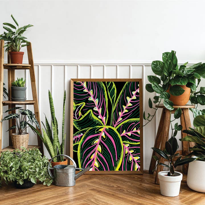 Planta de oración negra A4 para venta al por mayor de Uwu Studio