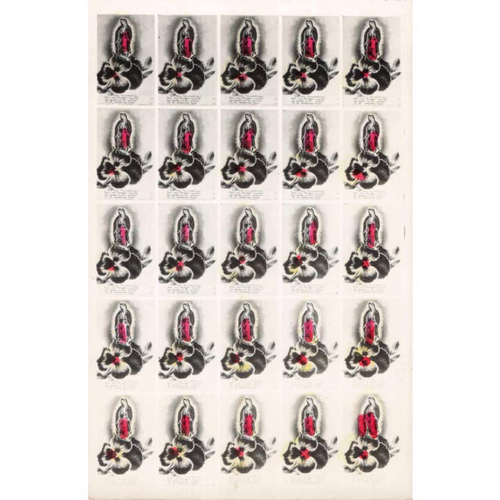 Tesoros Trading Company - Wholesale Religious Card - Religious Hand-Tinted Card, Mx.- Virgen de Guadalupe, PSC15