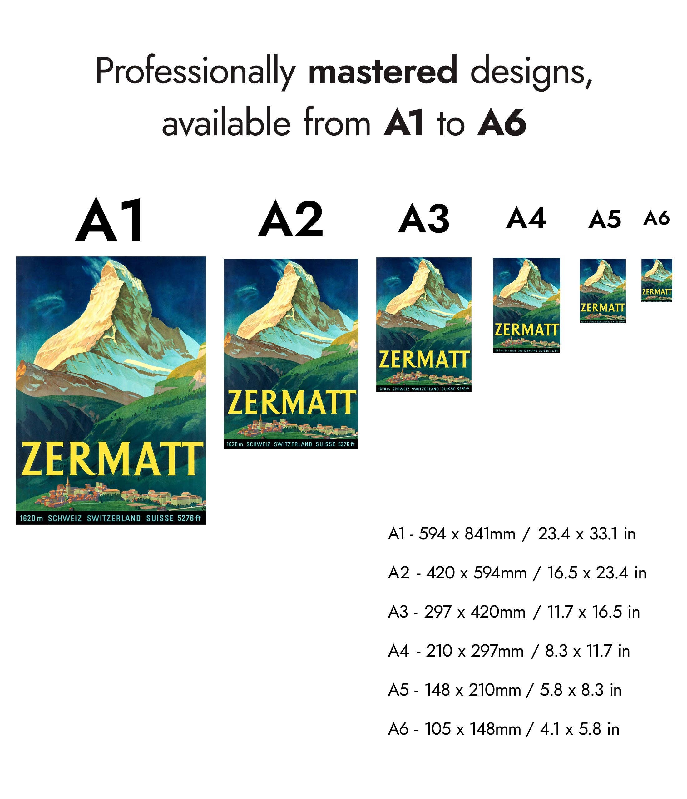 Animato - Wholesale Poster - Mt Zermatt, Switzerland4