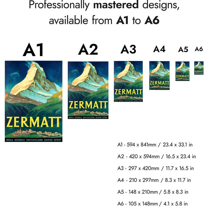 Animato - Wholesale Poster - Mt Zermatt, Switzerland4