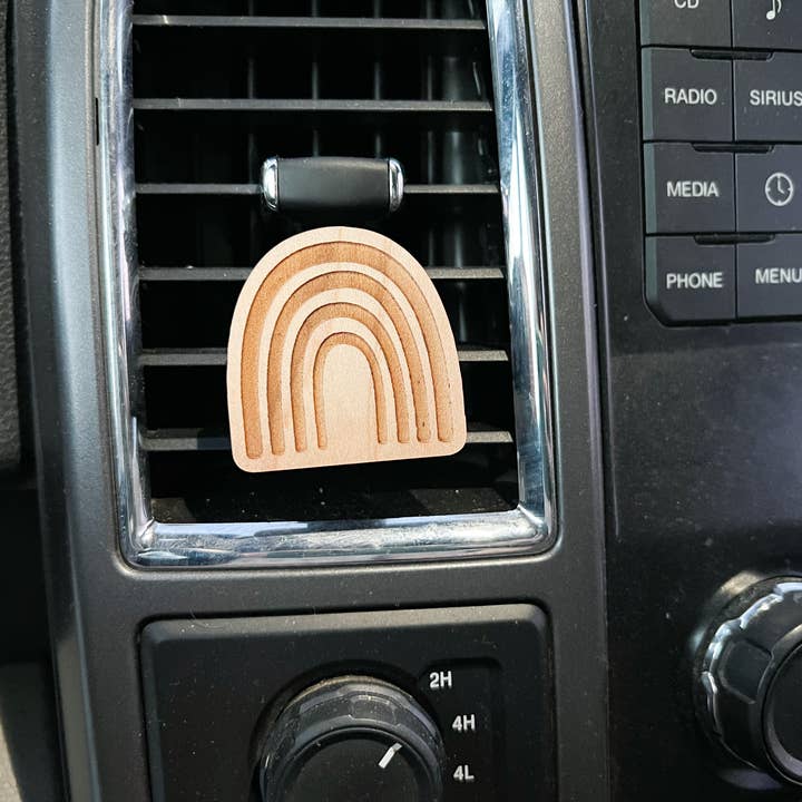 Diffuser Car Vent Clip // Wood Car Vent Clip for wholesale by Mountain Macrame Co.